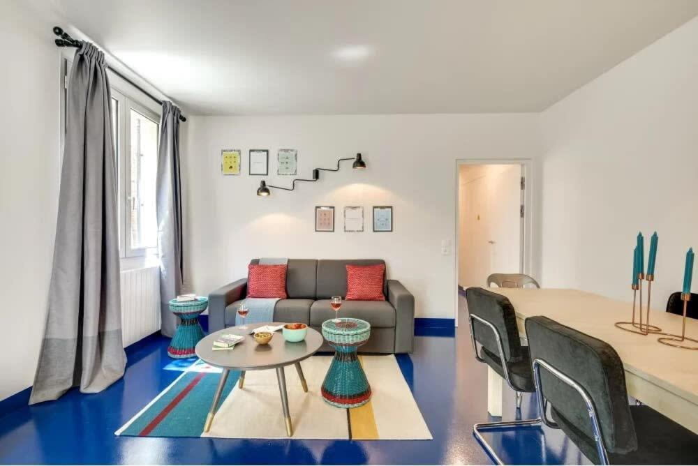 Modern & Colourful 3Bd For 9 Guests In Le Marais! Apartment Paris Exterior photo
